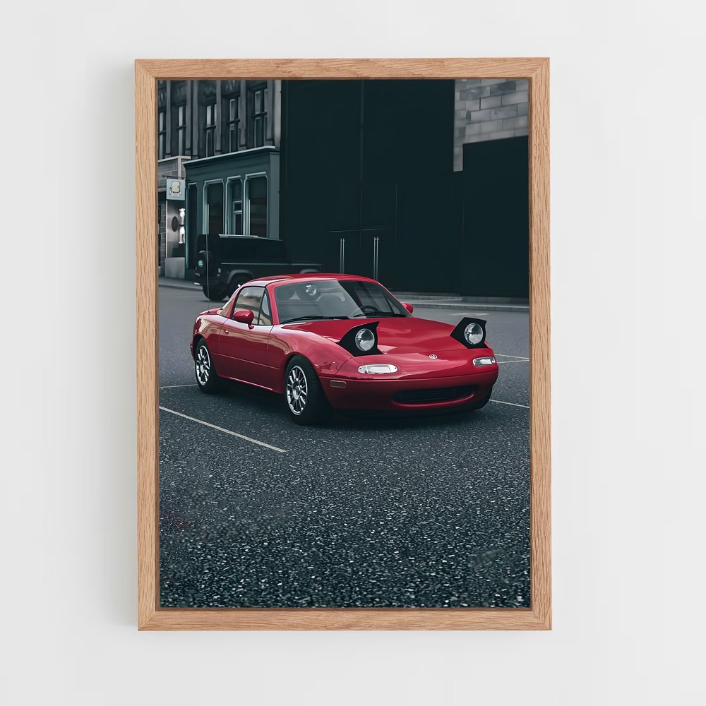 Poster Mx- Route – affiche Mazda (vue 4)